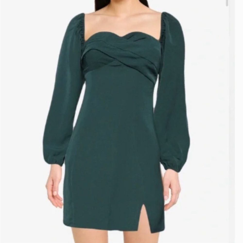 Abercrombie and fitch NWT green dress